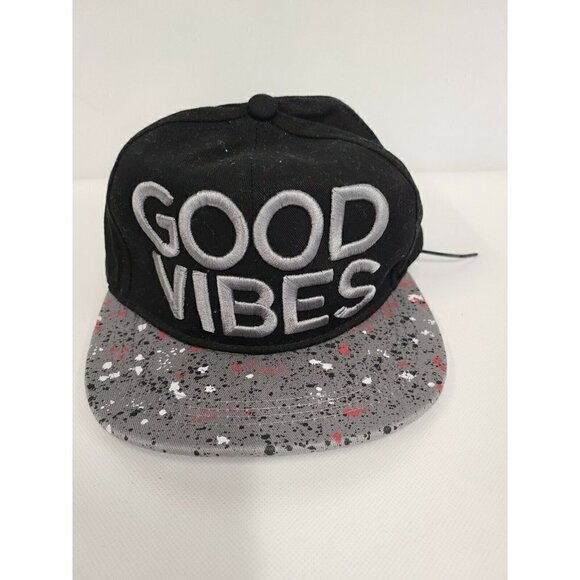 𝅺SOLE Addiction Good Vibes Black Baseball Hat - Picture 1 of 8